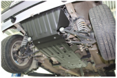 Защита картера двигателя и кпп для Нива 4х4 (2 части, сталь 2мм) 