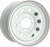 Диск OFF-ROAD-WHEELS Toyota/Nissan стальной белый 6x139,7 8xR16 d110 ET-3 (круг. отв.)
