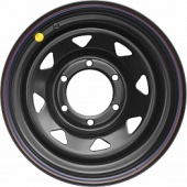 Диск OFF-ROAD-WHEELS Toyota/Nissan стальной черный 6x139,7 7xR16 d110 ET+30 (треуг. мелкий)