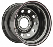 Диск OFF-ROAD-WHEELS Toyota/Nissan стальной черный 6x139,7 10xR16 d110 ET-44 (круг. отв.)