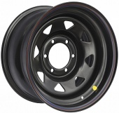 Диск OFF-ROAD-WHEELS Toyota/Nissan стальной черный 6x139,7 8xR16 ET0 (треуг. мелкий)