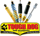 Амортизатор регулируемый задний Tough Dog для TOYOTA Hilux Revo 2015+ шток 40 мм, 9 ступеней регулировки, лифт 40 мм