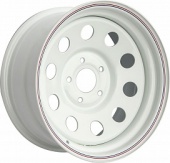Диск OFF-ROAD Wheels  JEEP стальной белый 5х114,3 8xR15 d84 ET-19 (круг. отв.)