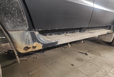 Восстановление и ремонт сгнивших порогов УАЗ Патриот