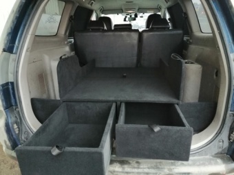 Спальник органайзер в багажник Mitsubishi Pajero Sport 2